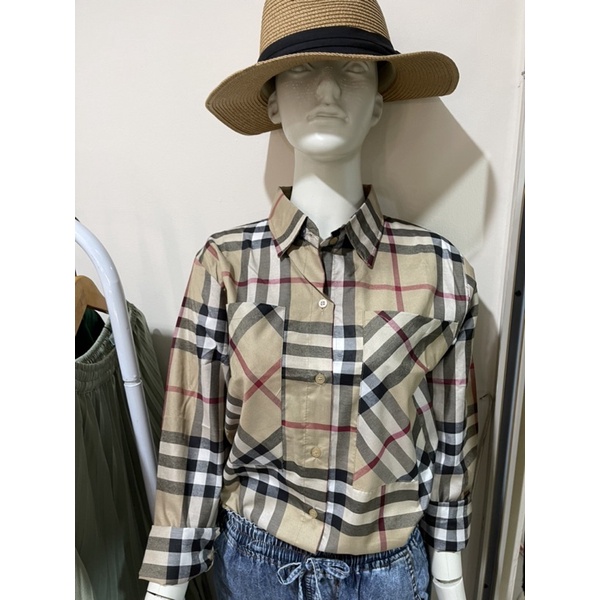 Blouse Kantun Motif Blueberry