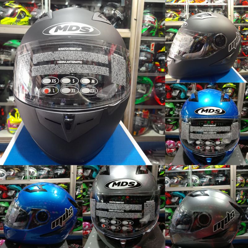 HELM MDS PROVENT POLOS DOUBLE VISOR MURAH