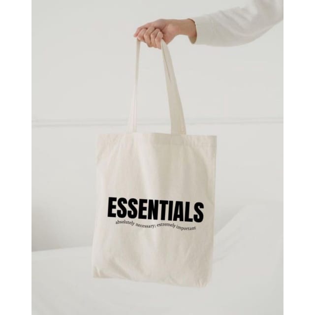 MYSTIQUE.ID-TOTE BAG ESSENTIALS LUCU DAN AESTHETIC