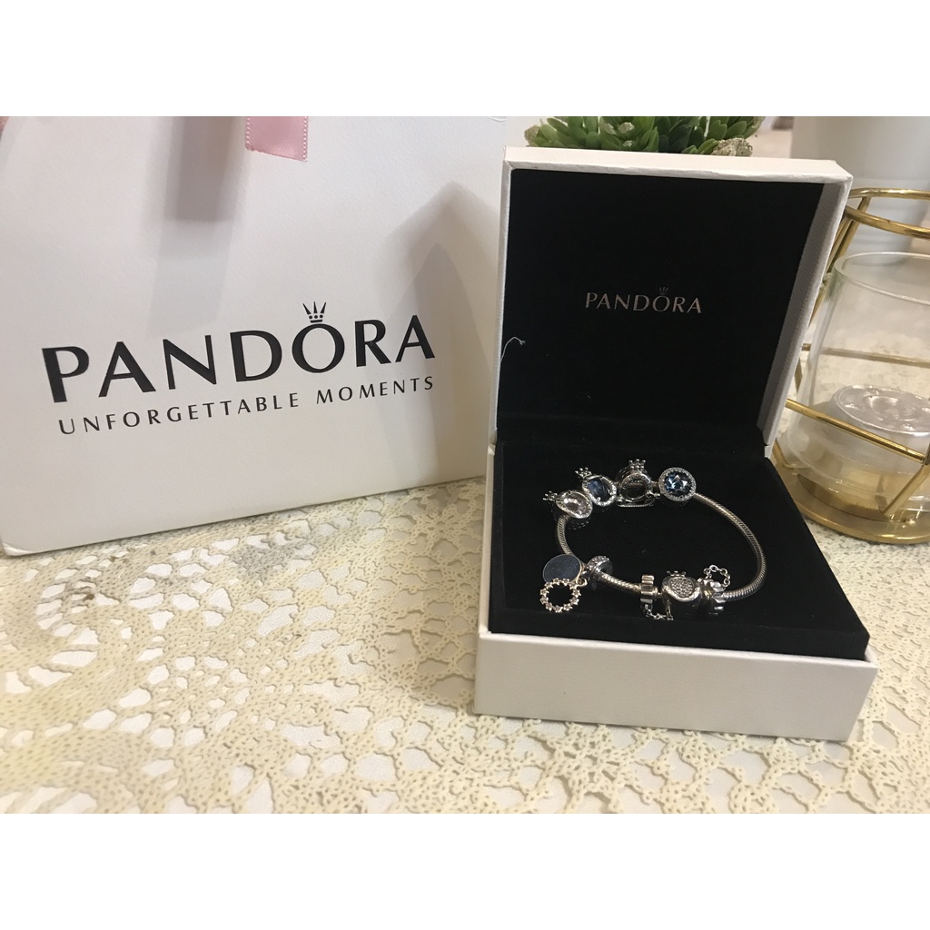 Preloved Pandora - Set Charm Bracelet Pandora