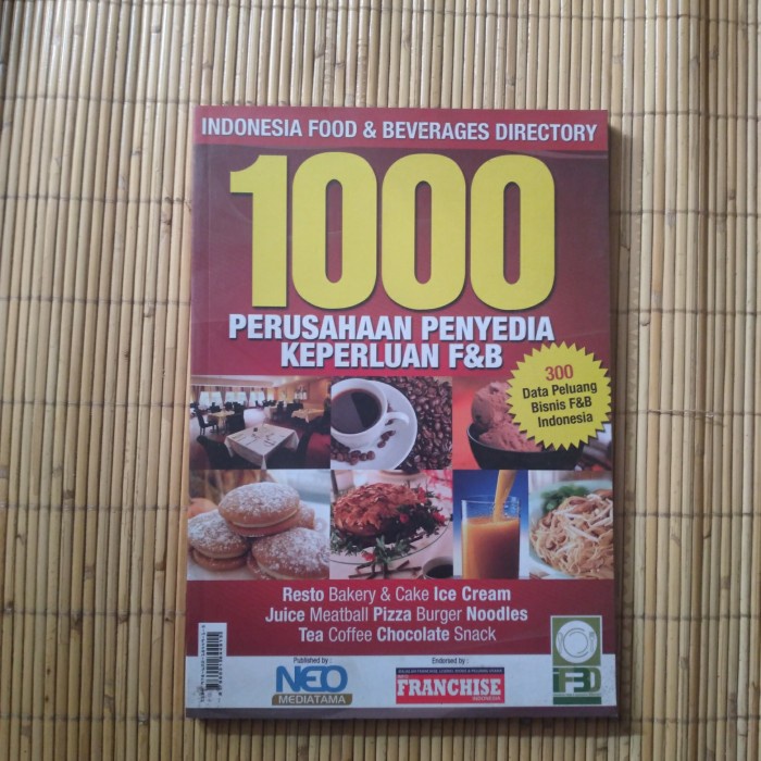 

Original 1000 perusahaan penyedia keperluan f&b