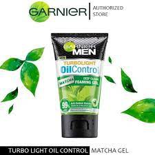 Garnier Men Turbolight Oil Control Matcha Deep Clean Foaming Gel Sabun Wajah Pria