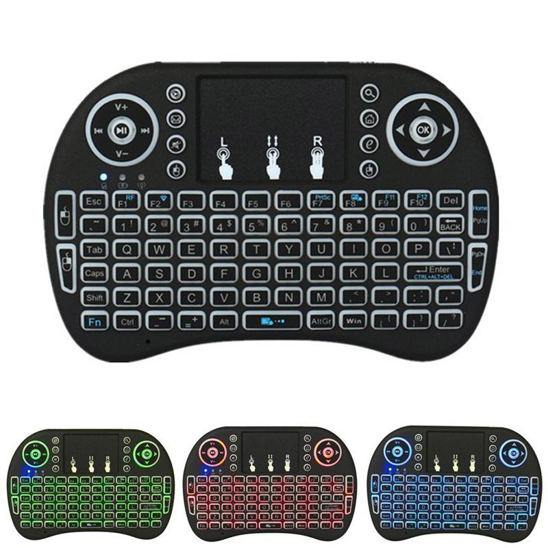 Mini Keyboard i8 Backlit Lithium 1020mAh Wireless Backlight Touchpad