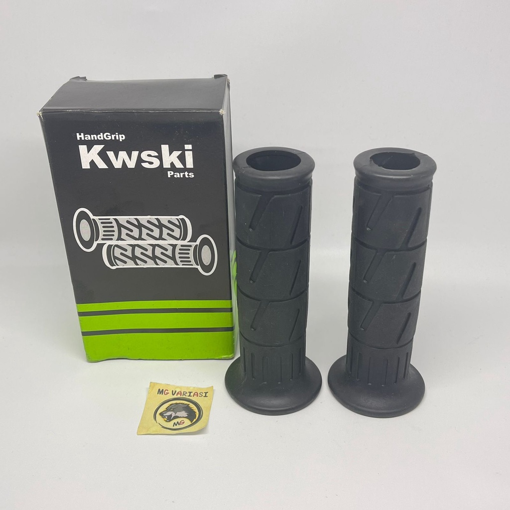 HANDGRIP HANDFAT GRIP MODEL KAZE STANDAR KWSKI ORI ORIGINAL PLUS JALU STANG CROME