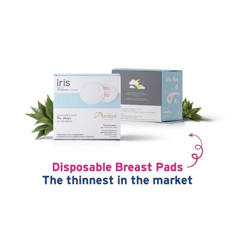 Iris Breast Pad isi 60pc - Penyerap asi