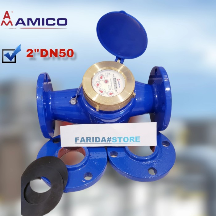 {kinanstore} Water meter 2 inch - Flow meter 2 inch - Water meter amico 2 inch Limited