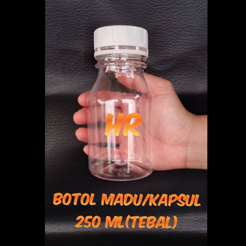 BOTOL MADU/ KAPSUL 250 ML TEBAL
