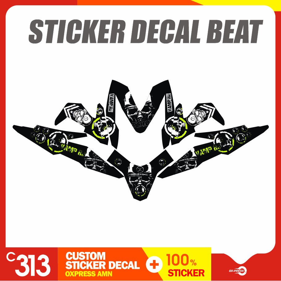 Stiker Striping Honda BEAT Custom Sticker (15)