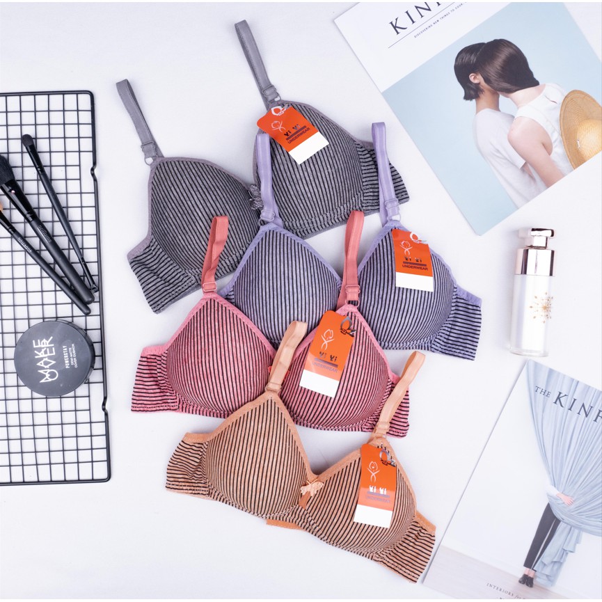 YIYI Bra Fashion Wanita Bra Wanita Murah BH Busa Tipis  Push Up Bra REAL PIC-7