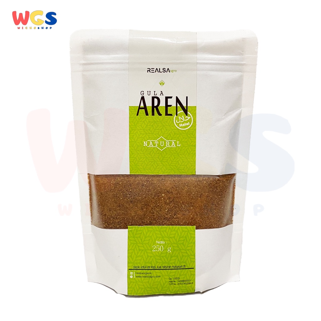 

Realsa Organic Arenga Palm Sugar Natural 250g - Gula Aren Arenga