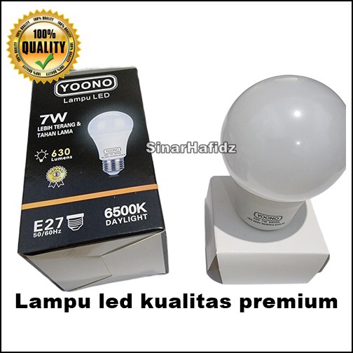 Lampu led YOONO 7w PREMIUM