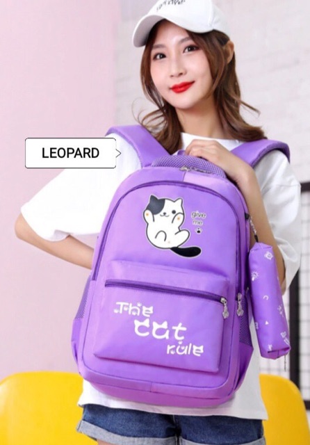 Tas anak the cat ransel anak murah backpack the cat backpack anak 2in1 tas 2in1 the cat murah