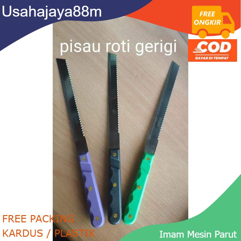 Pisau roti spatula panjang 2 sisi