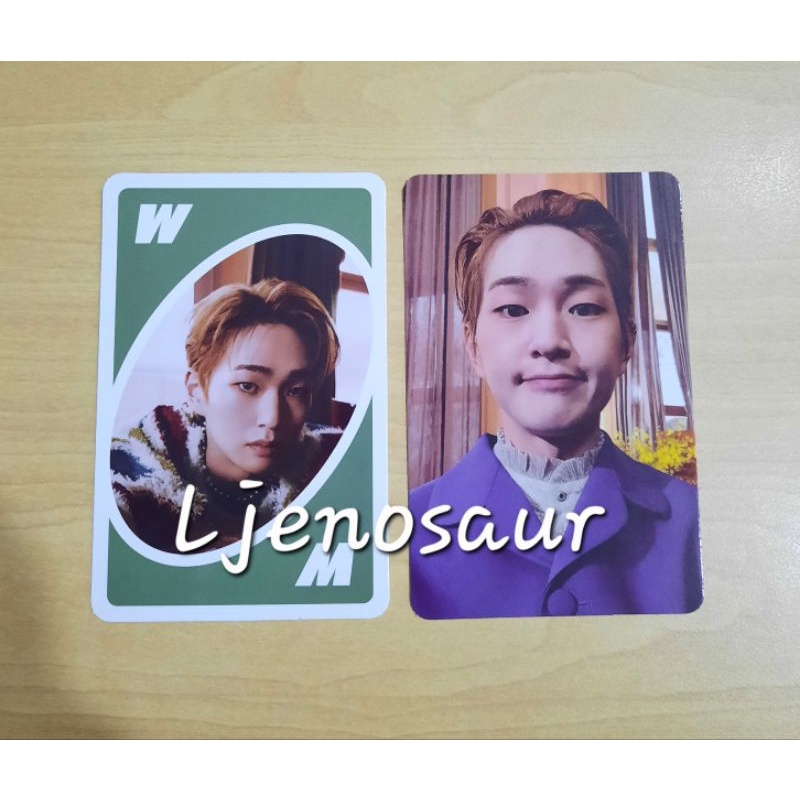 Onew Dice Selca pc photocard Special Card Uno