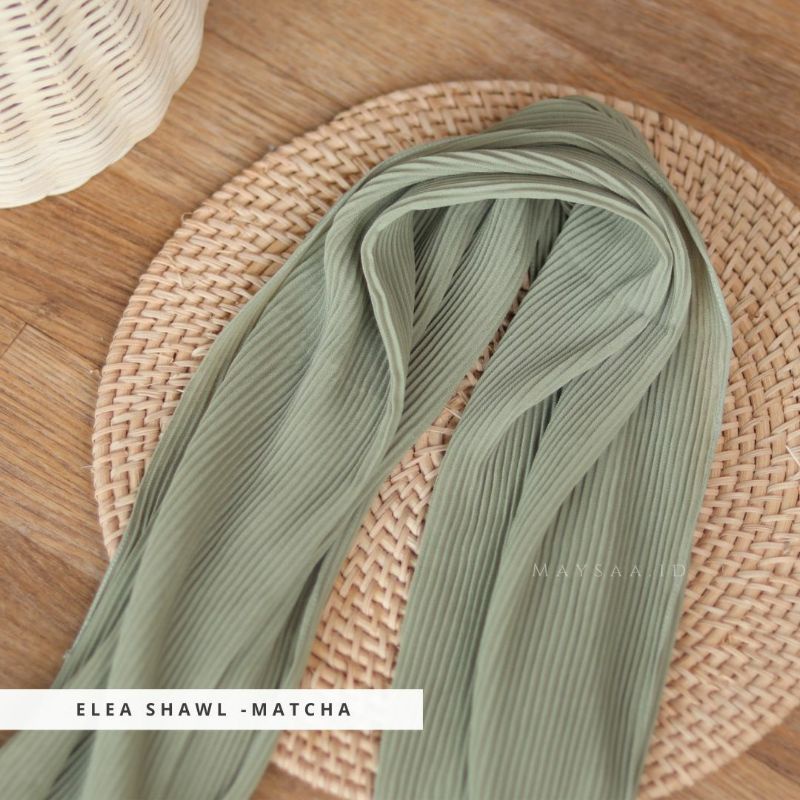 ELEA PLEATED SHAWL / Pashmina plisket ceruty