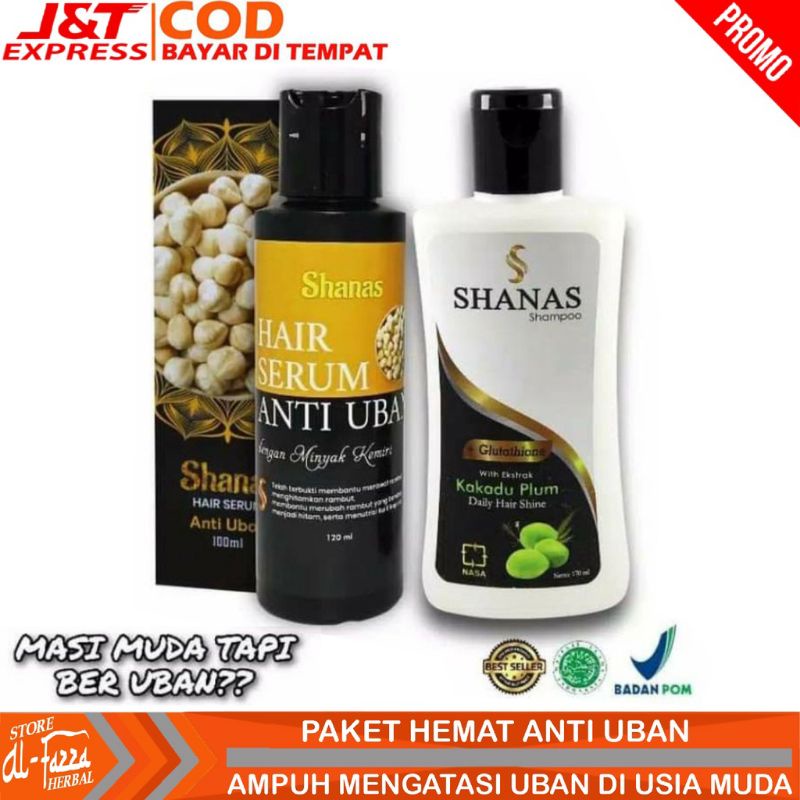 Obat uban rambut permanen - Obat uban paling ampuh - Obat uban original - Serum uban shanas - Paket 