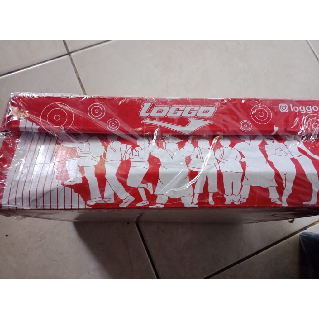 Sepatu sekolah anak pria Loggo Black 30-35