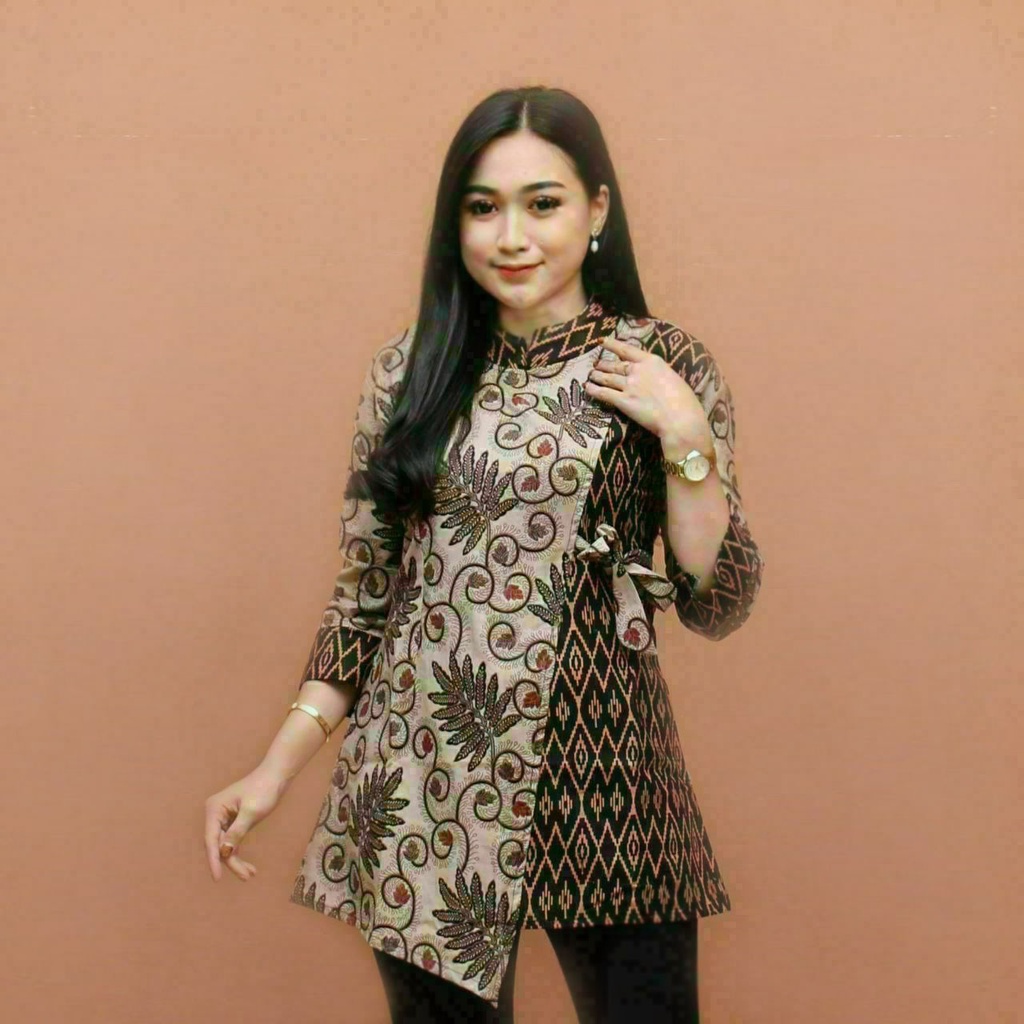 Terbaru atasan baju batik wanita - blouse batik kantor - batik cewek - kemeja batik wanita - kemeja batik cewek - blouse kantor - bimasakti