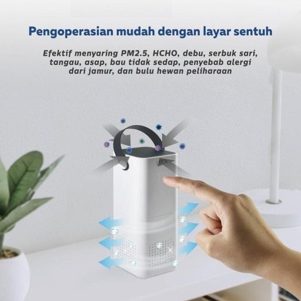 Air Purifier Portable Mini Dengan Ion Negatif Untuk Ruangan Tidur