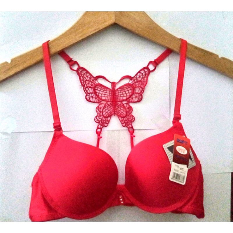 Bra kupu kupu  kancing depan / bra kupu kupu  kancing depan