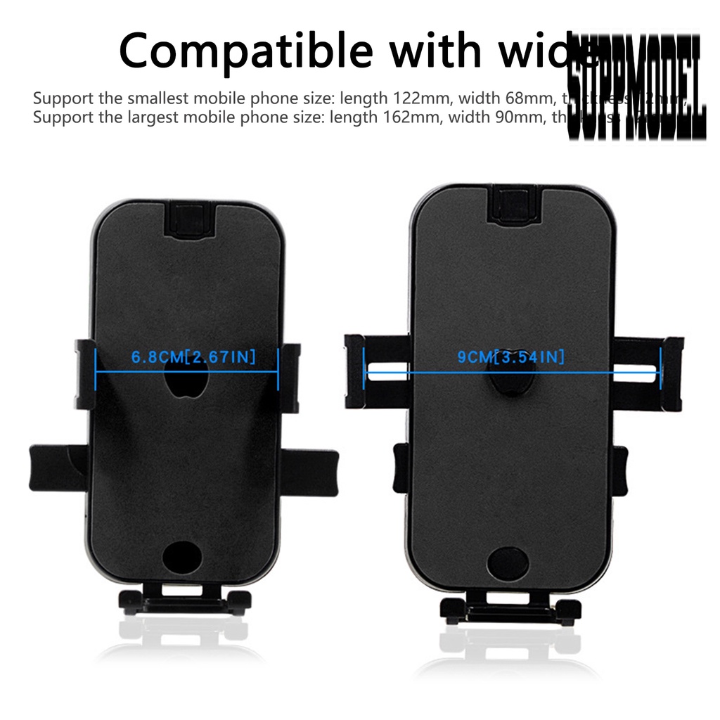 Stand Holder Handphone Anti slip Tahan Gores Untuk Kaca Spion Mobil