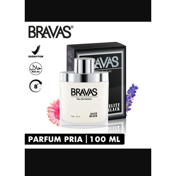 BRAVAS ELITE BLACK 100ML perfume eau de parfum original