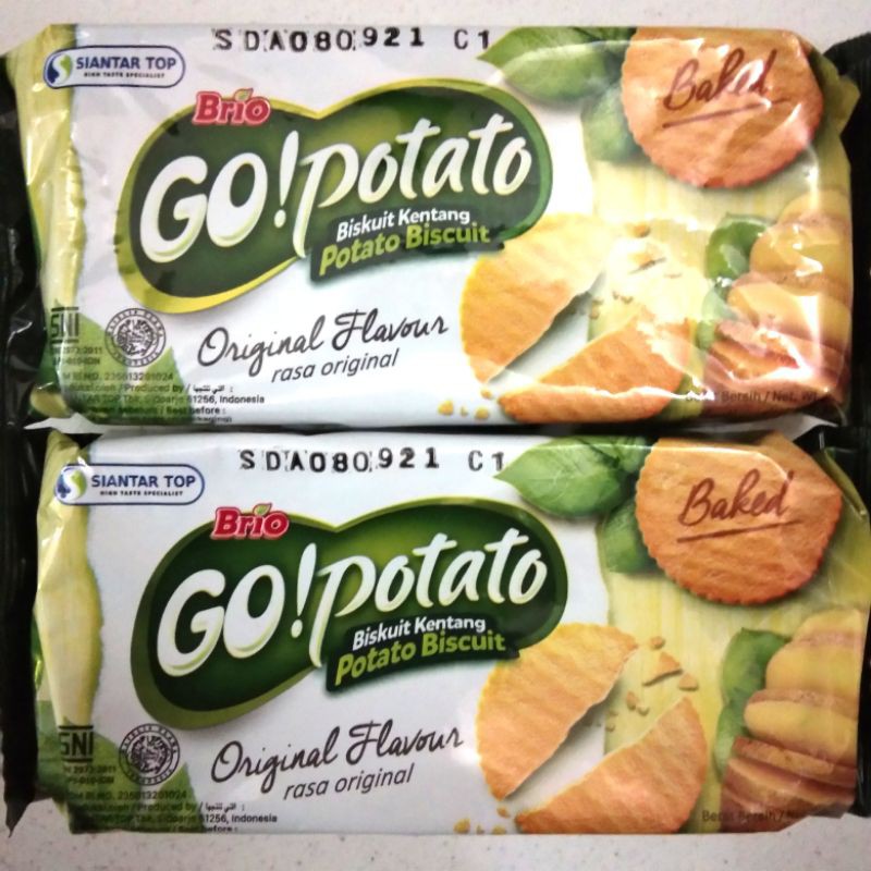 

Brio Go Potato Biscuit Biskuit Kentang 60g