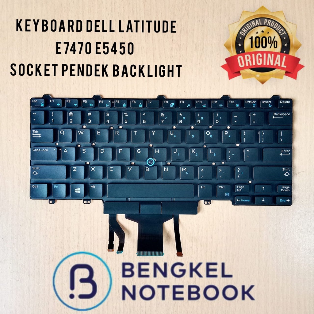 Keyboard Dell Latitude E5450 E5470 E7450 E7470 Backlight Ada Klik