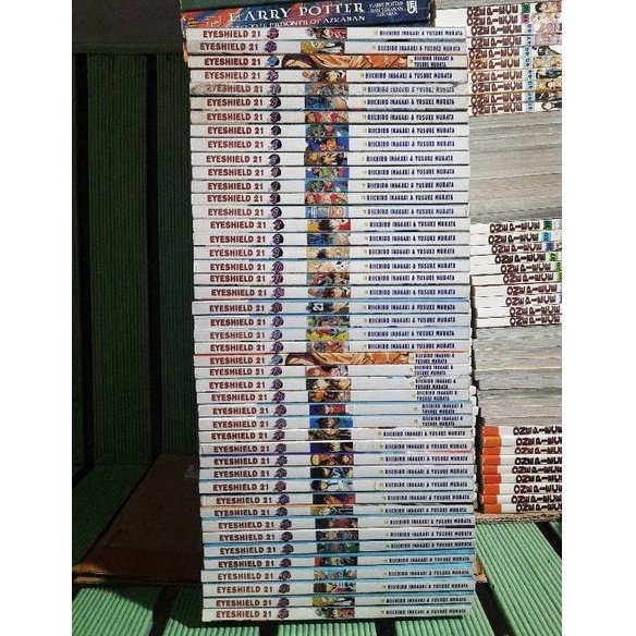 komik set sale: eyeshield 21/firefighters daigo/mx zero/anuki/b-daman/dougin/yugo the negotiator
