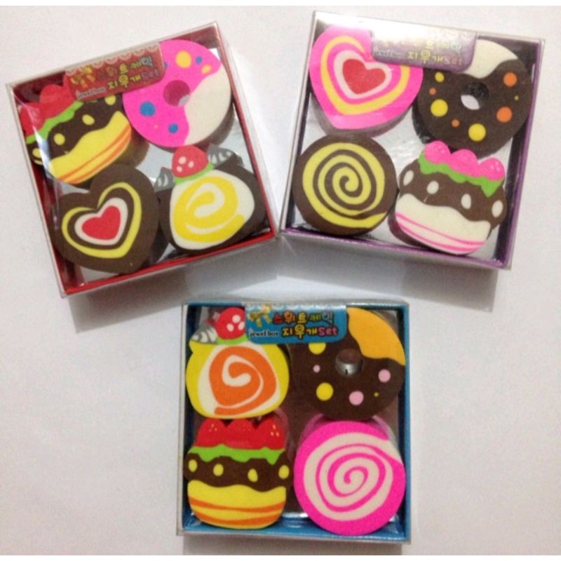 

Penghapus lucu berbentuk makanan || Sweet Cake Eraser