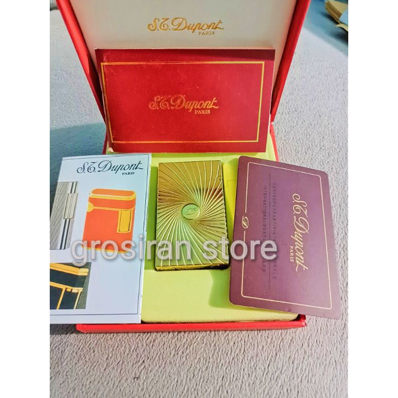 korek Dupont original limited edition gold