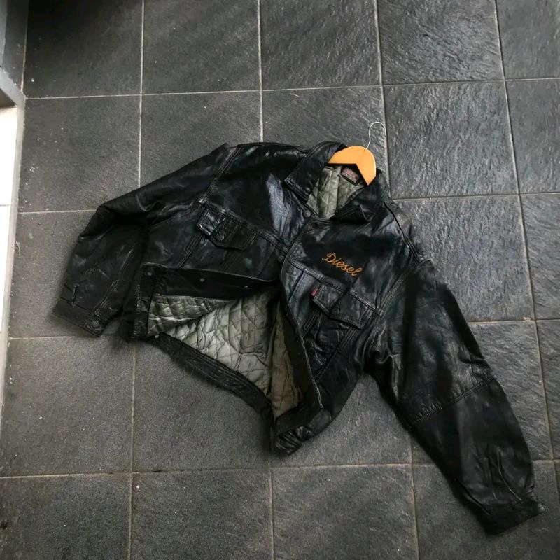 JAKET SECOND TRACKER LEATHER ORIGINAL