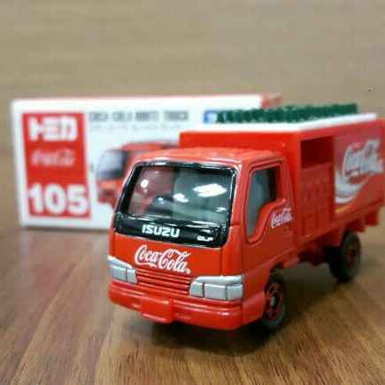 Tomica coca cola route truck merah B17 1683 diecast