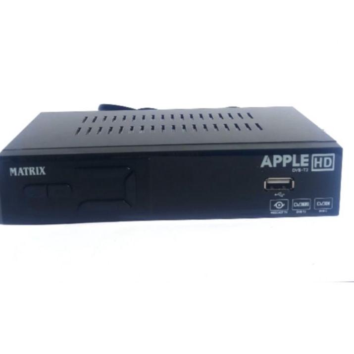 Paling Disukai.. (BEST SELLER) SET TOP BOX TV DIGITAL DVB - T2 MATRIX APPLE HD MERAH ORI, SETOBOX MA