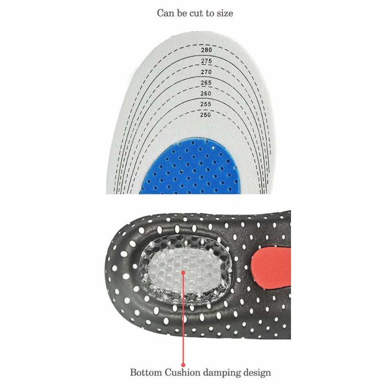 Alas Kaki Insol Insole Sol Sepatu Pria Wanita Shock Absorb Gel Orthotic Arch