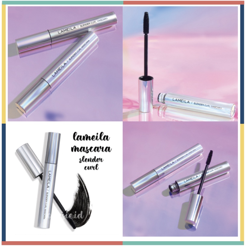 LAMEILA Maskara Silver Long Last Lash Slender Curling Waterproof Mascara LA074