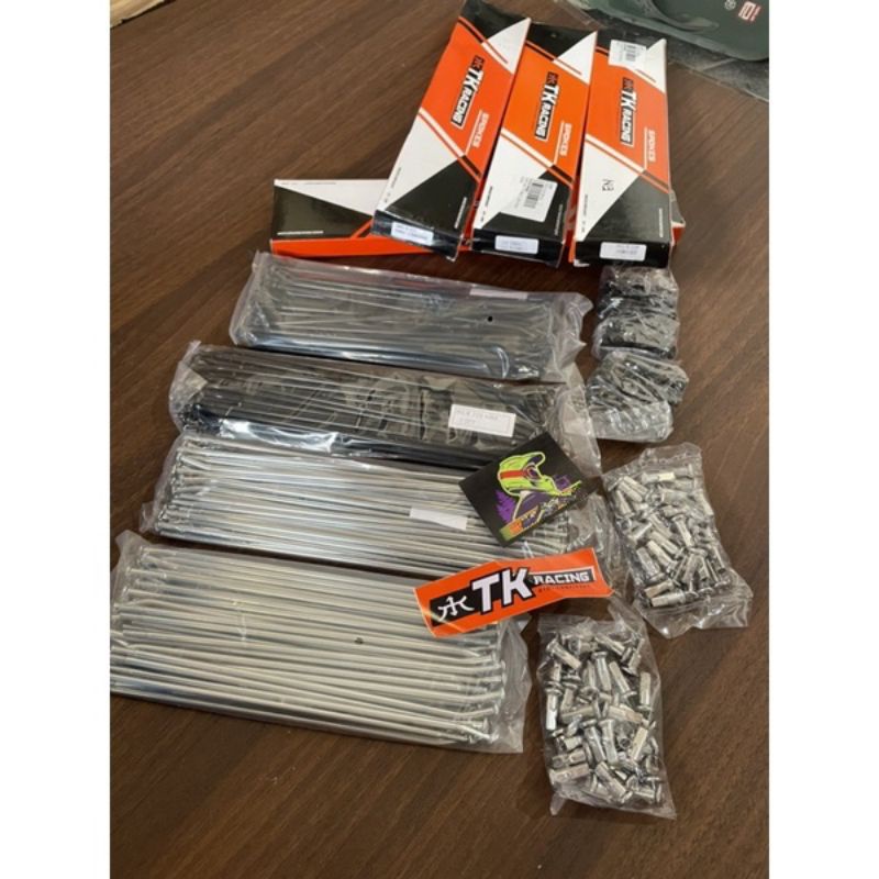 Jari jari ruji TK racing KLX 150 Dtracker 150 ring 18 ring 21 (untuk 1 ring velg)