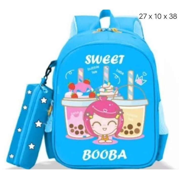 [COD] Ransel Anak Cewek Bermotif Boba / Ransel Anak Perempuan Karakter / Tas Ransel Anak Perempuan Backpack / Ransel Anak Cewek Import / Ransel anak perempuan terbaru 2022