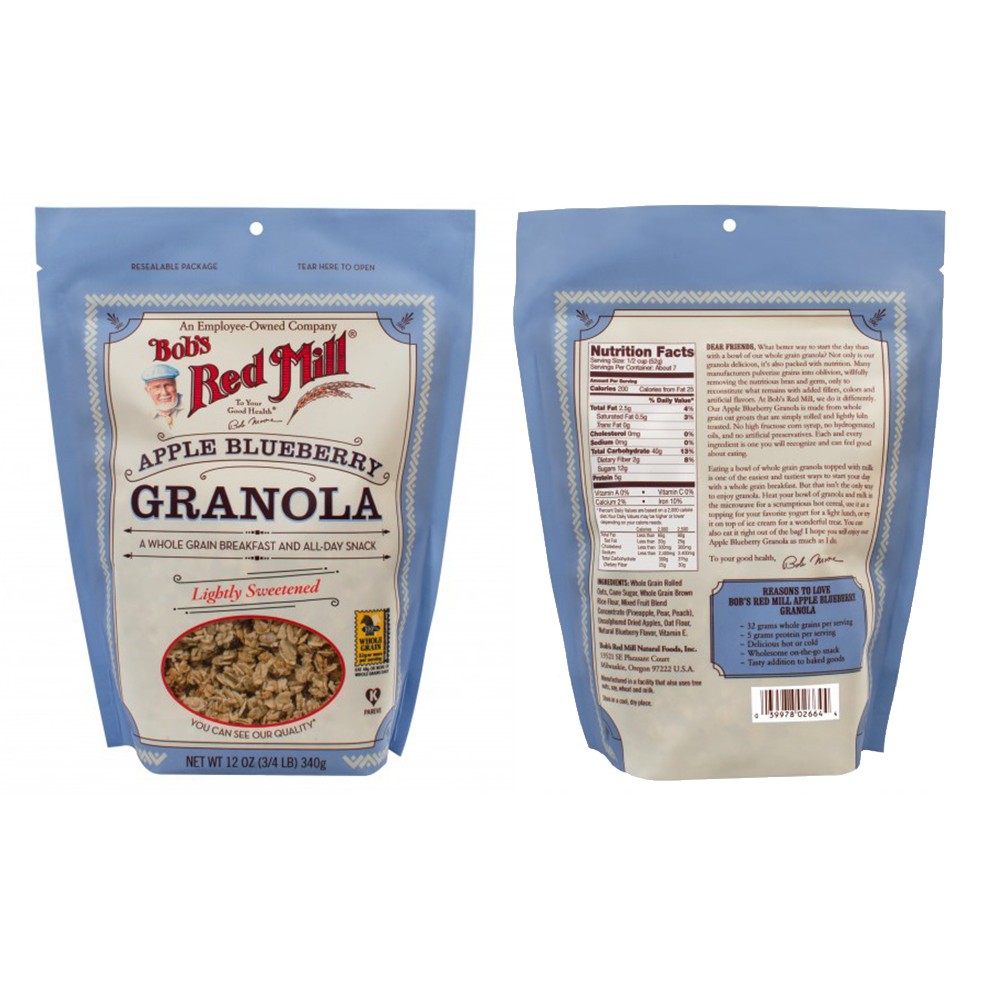 

Bob's Red Mill Gluten Free Apple Blueberry Granola