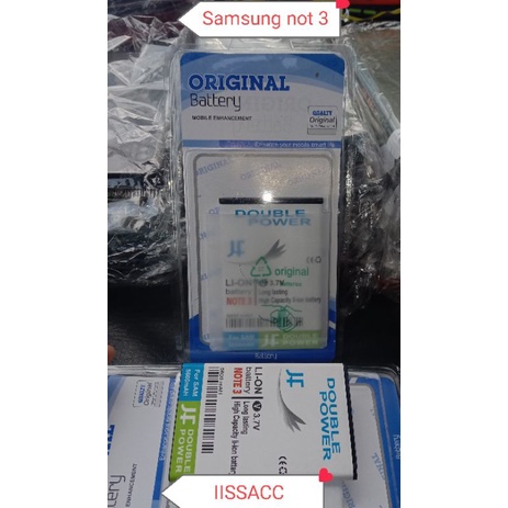 baterai batrai dobel power jf Samsung note 3 n9000 kaulitas bagus dan kuat5600mah