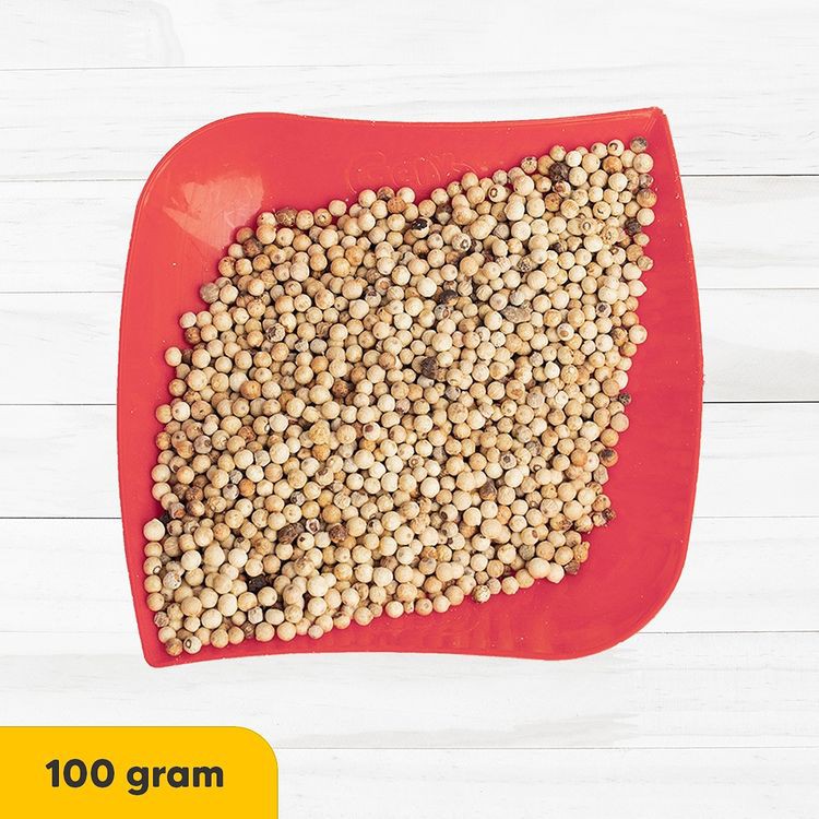 

Lada Putih Bulat 100Gram