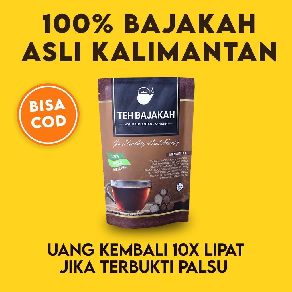 ASLI ORIGINAL TEH CELUP BAJAKAH ASLI KALIMANTAN AKAR KAYU BAJAKAH QAHIRA I TEH AKAR KAYU BAJAKAH SEH