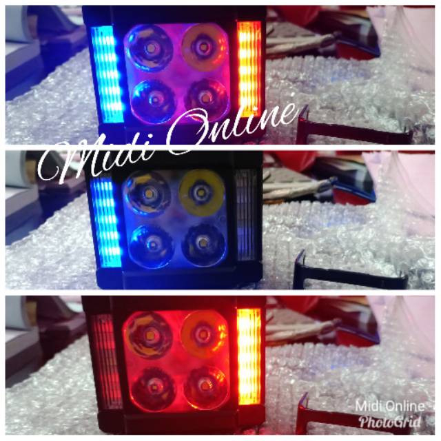 Lampu Tembak Sorot 4 Mata - Lampu Tembak 4 Mata - Lampu Sorot 4 Led - Lampu Led 4 Mata