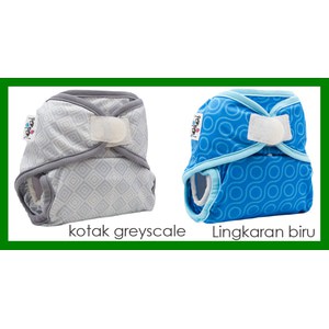 Pempem Velcro Leg Gusset+ 1 insert Litty | Clodi | Cloth Diaper | Popok kain