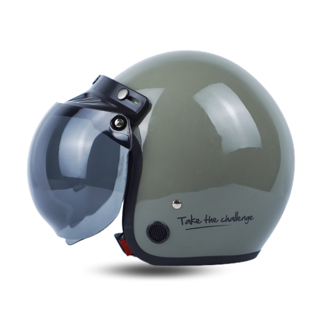 Helm Bogo Helm Retro PRIA WANITA Helm Kekinian Helm Murah Retro SNI