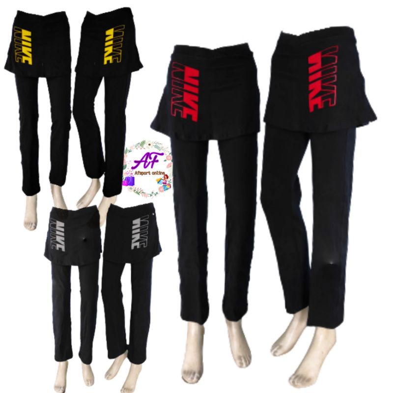 Celana senam rok panjang / celana senam rok / celana senam wanita rok