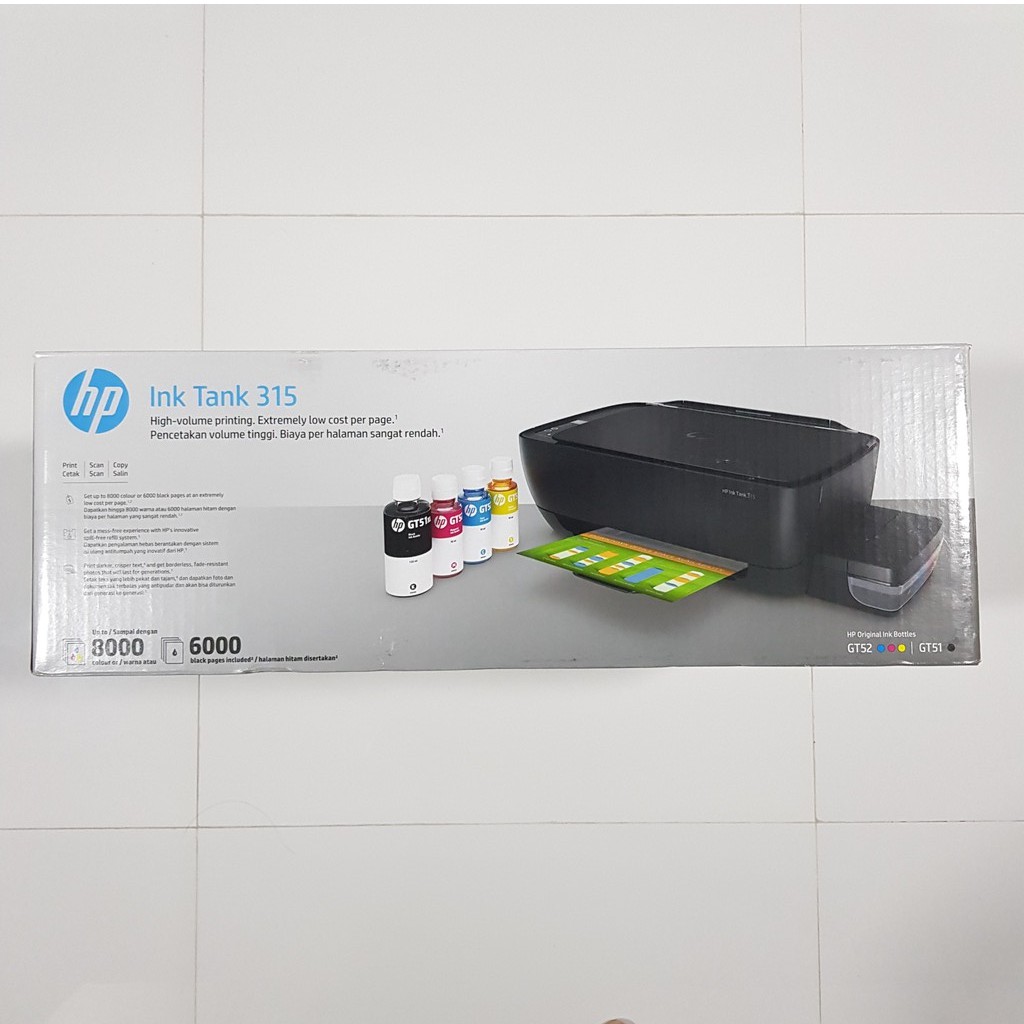 HP Ink Tank 315 All-in-One Printer