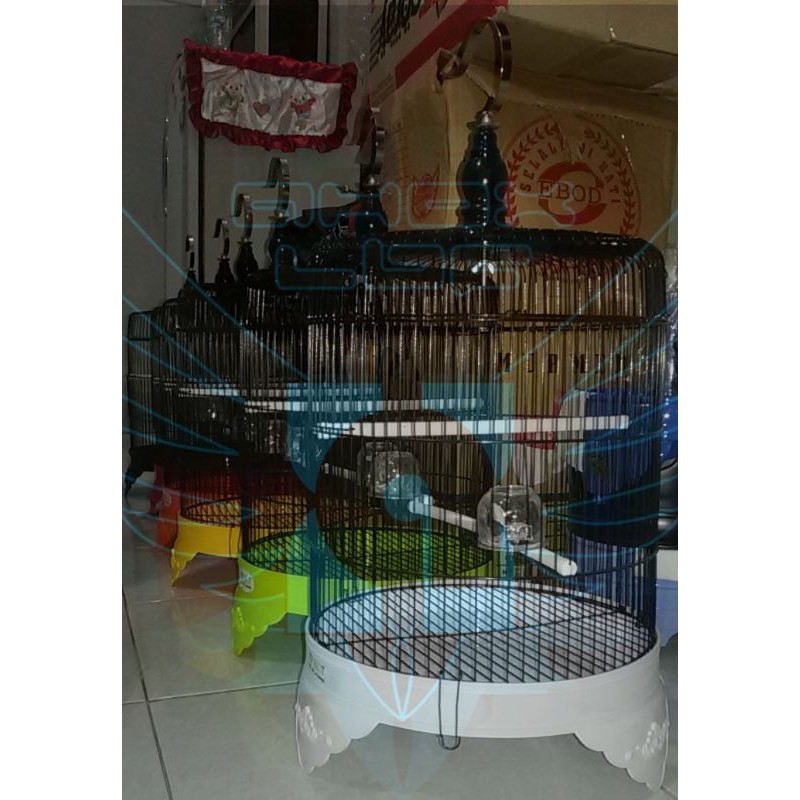 sangkar lovebird kenari perkutut kubah datar pendek merk my best