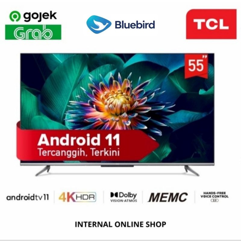 TCL 55A20 Smart TV 55 Inch Android 11 UHD 4K Garansi Resmi