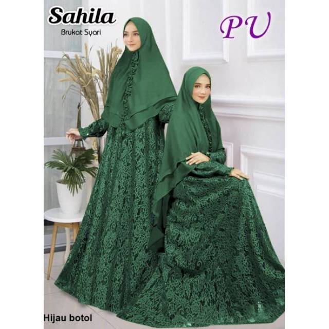 Gamis Pesta Muslimah Brukat Sahila Gamis Brukat Muslimah Pesta Kondanga